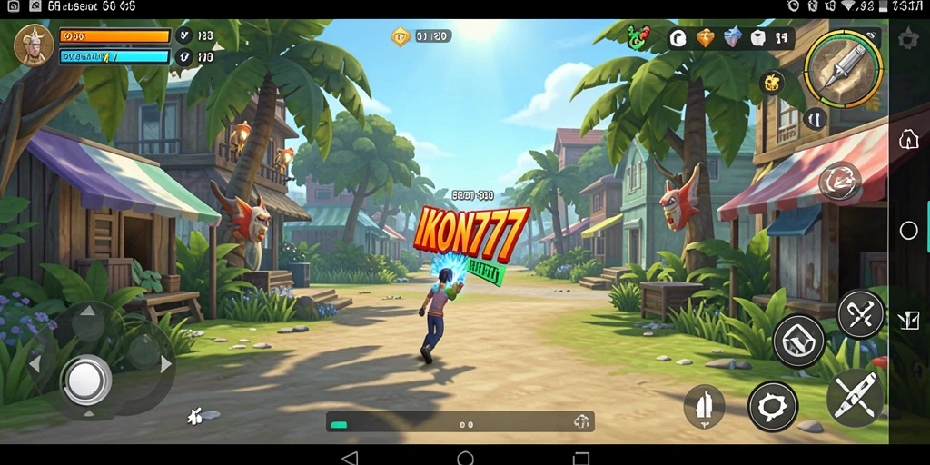 Tampilan gameplay menarik dengan berbagai tantangan di IKON777.