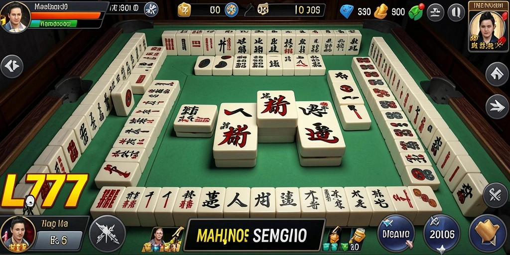 Tampilan gameplay menawan dari L777, permainan Mahjong seru.