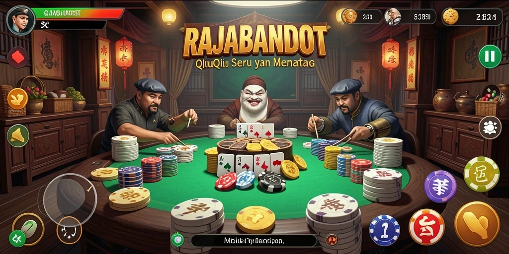 Tampilan gameplay RAJABANDOT yang seru dan interaktif.
