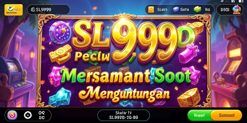 Tampilan gameplay SL999 dengan simbol menarik dalam permainan slot.